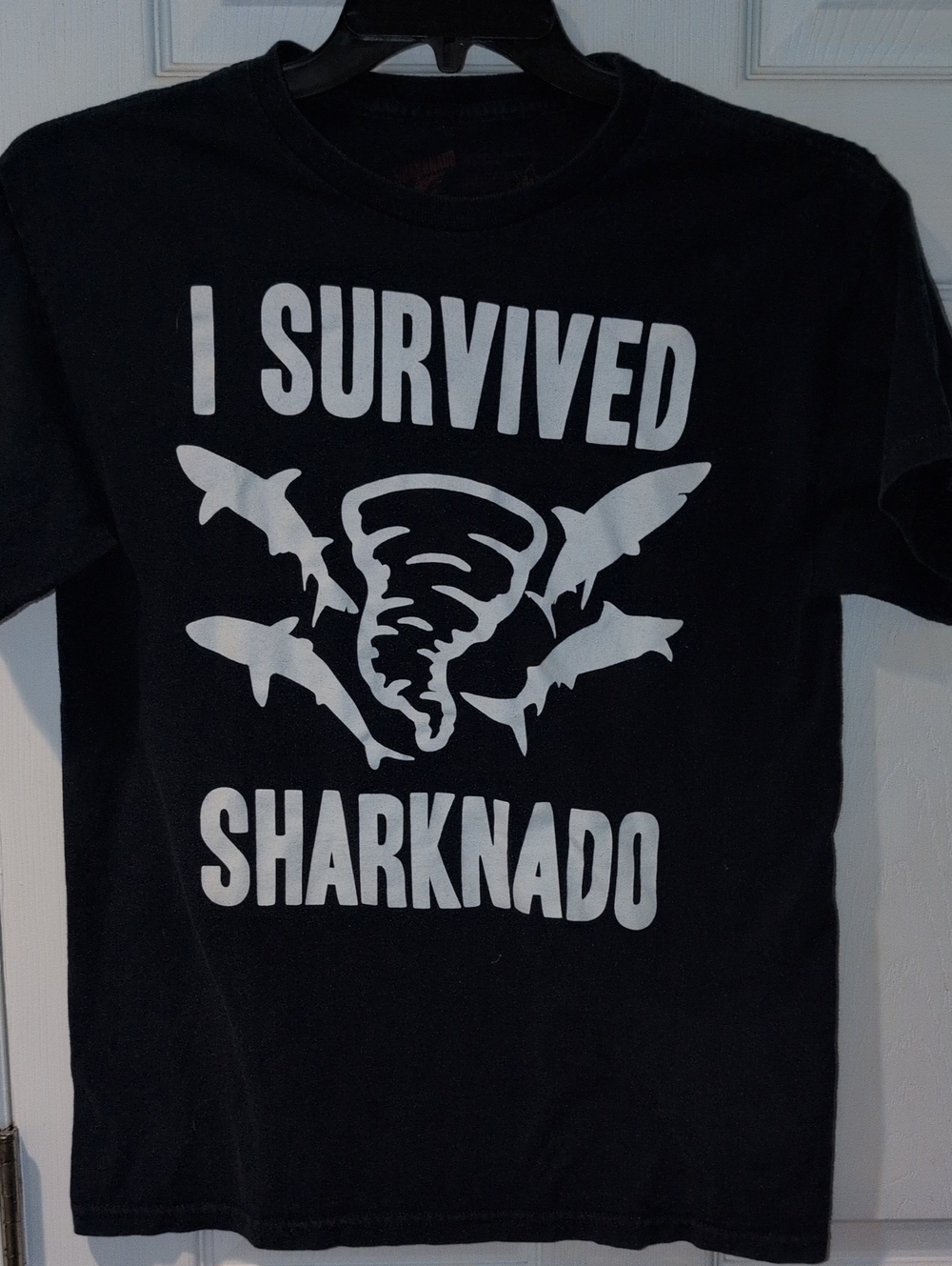 I Survived Sharknado Graphic Tee - Navy